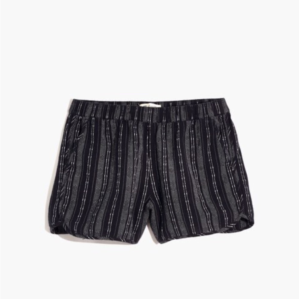 Madewell Linen-Cotton Pull-On Shorts Small
